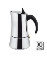 Espresso coffee maker Elly with induction bottom - stainless steel 18/10