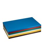 Tagliere GN 1/1 colorato in HDPE con spigoli e bordi raccordati