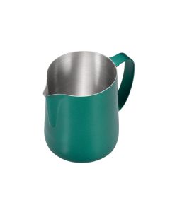 Lattiera per cappuccino Pen Jug in acciaio inox 18/10 con finitura metallizzata verde