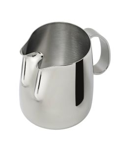 Cappuccino jug Revolution Split with two parallel spouts - stainless steel 18/10