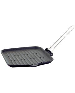Square grill pan Dietella - Enamelled cast-iron cm 24x24