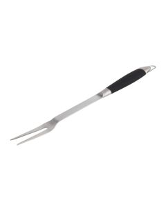 Forged BBQ meat fork - stainless steel with soft touch handle cm 44