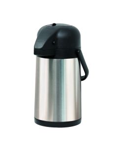 Airpot with pump action pouring mechanism L 1,9