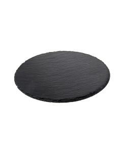Round natural Slate tray