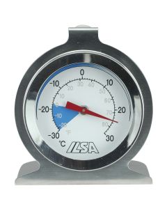 Refrigerator/Freezer thermometer - stainless steel 18/10 Ø cm 6