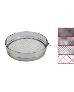 Sieve with 4 interchangeable nets - stainless steel