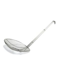 Skimmer with reinforced handle - stainless steel