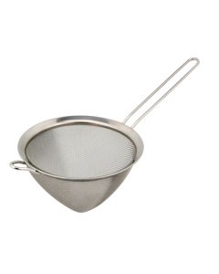 Wire mesh Chinese soup strainer - stainless steel 18/10