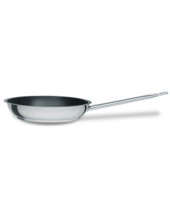Non-stick frying-pan with induction bottom - stainless steel 18/10