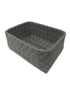 Cestino da buffet grigio con bordo rinforzato cm 27x19 h 10