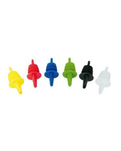 12 piece set Free flow pourer Mixage - Plastic material
