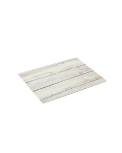 GN 1/2 Wooden finish tray Shabby with non-slip feet - melamine