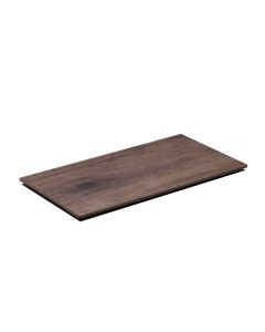 GN Wooden finish tray Woody Board with non-slip feet - melamine