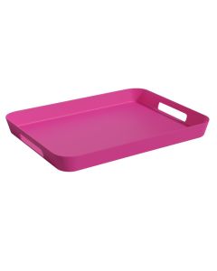 EFAY Mood palette vassoio rettangolare rosa in melamina 400x300 h 40 mm