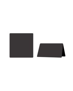 6 piece set chalkboard flat tags Sign - polypropylene cm 10,8x9