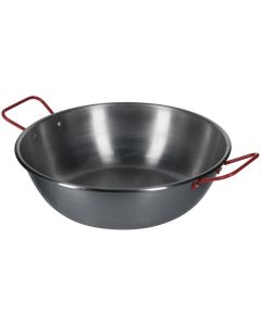 GARCIMA La Ideal polished carbon steel deep pan with handles Ø cm 20