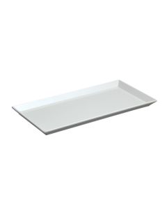 Rectangular tray Velocity - ivory melamine