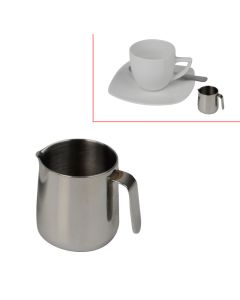 Milk-cream jug MINI stainless steel 18/10 - Supplied in skinpack cl 3 - 2 piece set