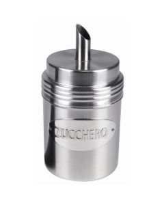 Sugar dispenser with pouring spout - stainless steel 18/10 g 300