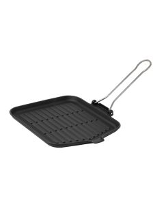 Square grill pan Dietella induction - Enamelled cast-iron cm 24x24