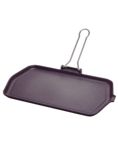 Rectangular grill pan Marinella - Enamelled cast-iron cm 23x26