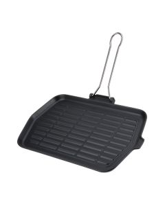 Rectangular grill pan Dietella - Enamelled cast-iron cm 23x26