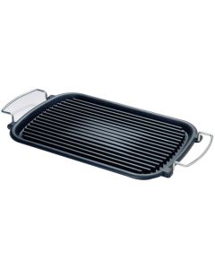 Rectangular grill pan Atollo - Enamelled cast-iron cm 24x37