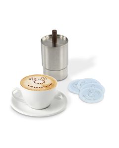 Cappuccino decorator - stainless steel 18/10 cl 30