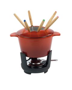 Fondue set Normandie - Enamelled cast-iron Ø cm 16