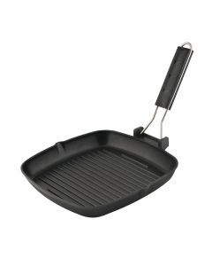 Square grill pan LightGrill - die cast aluminium with non-stick coating cm 26x26
