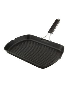 Rectangular grill pan LightGrill - die cast aluminium with non-stick coating cm 25x35