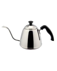 Pour- over coffee kettle with induction bottom - stainless steel 18/10 cl 90