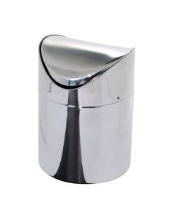 Table dustbin - stainless steel 18/10