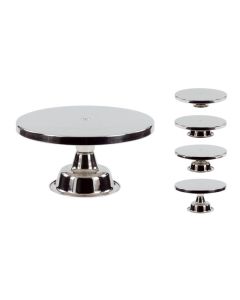 Buffet tier tray with variable height - stainless steel Ø cm 20