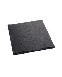 Square natural Slate tray cm 20x20