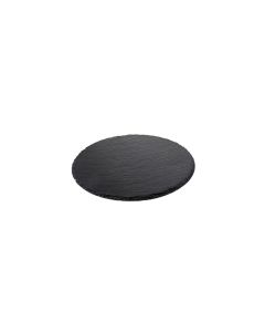 4 piece set round natural slate appetizer/coaster Ø cm 10