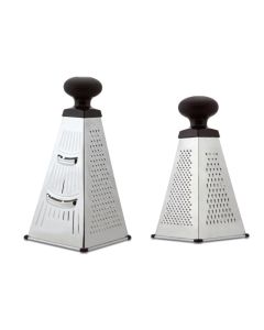 4-sided multi-purpose grater - stainless steel cm 10,5x10,5 h cm 20