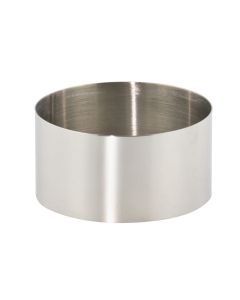 Round pastry cutter - 2 piece set - stainless steel 18/10 Ø cm 7,5