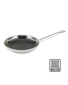 Professional 3-ply induction frypan AX Active Inox
