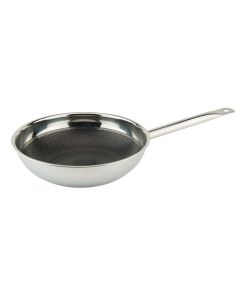 Professional 3-ply induction wok AX Active Inox Ø cm 28