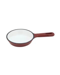 Mini frying-pan Monoporzioni - red enamelled cast-iron Ø cm 10