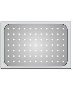 Perforated GN 1/1 container - stainless steel 18/10