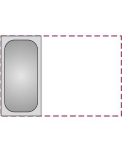 GN 1/3 container - stainless steel 18/10