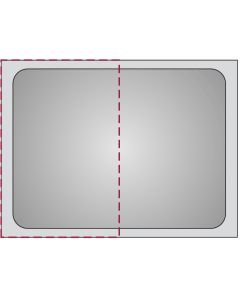 GN 2/1 backing pan - stainless steel 18/10 h cm 2