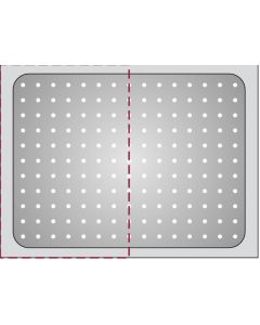 Bacinella GN 2/1 forata in acciaio inox 18/10 h cm 20