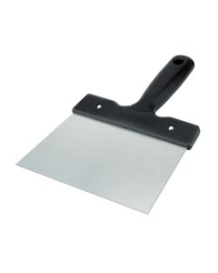 Rectangular flexible chocolate scraper tuttiXuno CHEF - stainless steel and PP handle cm 10x18
