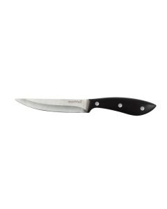 4 piece blister card of Jumbo steak knives with smooth blade and riveted handle - Tempered stainless steel blade