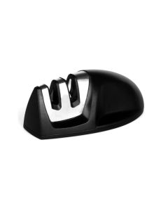 Manual knife-sharpener with tungsten and ceramic sharpening mechanism cm 10