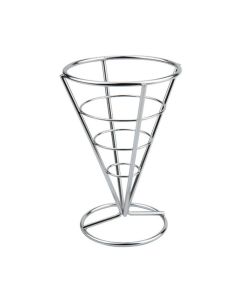 Mini conic presentation basket Monoporzioni - stainless steel 18/10 Ø cm 10 h cm 15