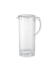 Giada Pitcher with lid - transparent finishing acrylic L 2